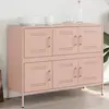 Image de Buffet Rose 100,5x39x79 Cm Acier Vidaxl