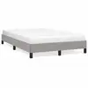 Image de Vidaxl cadre de lit sans matelas gris clair 120x190 cm tissu