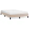 Image de Vidaxl cadre de lit sans matelas cappuccino 120x190 cm similicuir
