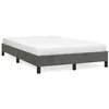 Image de vidaXL Cadre de lit sans matelas gris foncé 120x190 cm velours 3269626
