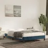 Image de vidaXL Cadre de lit sans matelas bleu foncé 120x190 cm velours 3269629