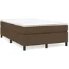 Image de Sommier    Lattes De Lit Et Matelas Marron Fonc © 120x190cm Tissu Vidaxl