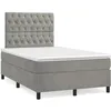 Image de vidaXL Sommier à Lattes de Lit avec Matelas Lit Rembourré Lit Double Lit Adulte de Chambre à Coucher Intérieur Moderne 3270013