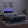Image de Sommier    Lattes De Lit Avec Matelas Led Bleu Fonc © 120x190 Cm Vidaxl