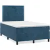 Image de Sommier    Lattes De Lit Avec Matelas Led Bleu Fonc © 120x190 Cm Vidaxl