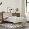 Image de Cadre De Lit Sans Matelas Chêne Sonoma 100x200 Cm Vidaxl