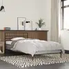 Image de Cadre De Lit Sans Matelas Sonoma Gris 75x190 Cm Vidaxl