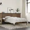 Image de Cadre De Lit Sans Matelas Chêne Fumé 90x190 Cm Vidaxl