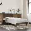 Image de Cadre De Lit Sans Matelas Chêne Marron 100x200 Cm Vidaxl