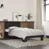 Image de Cadre De Lit Sans Matelas Noir 90x200 Cm Vidaxl