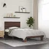 Image de vidaXL Cadre de lit sans matelas chêne marron 90x200 cm 845811