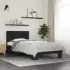 Image de Cadre De Lit Sans Matelas Noir 75x190 Cm Vidaxl