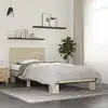 Image de Cadre De Lit Sans Matelas Chêne Sonoma 75x190 Cm Vidaxl