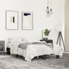 Image de Cadre De Lit Sans Matelas Noir 140x200 Cm Vidaxl