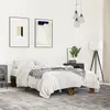 Image de Cadre De Lit Sans Matelas Chêne Fumé 120x200 Cm Vidaxl