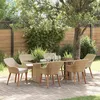 Image de vidaXL Ensemble de salle à manger pour jardin 7 pcs Beige polyrotin 3261629