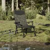 Image de Chaise De Pêche Avec Accoudoir Pliable Camouflage Vidaxl