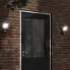 Image de Applique Murale Led D'extérieur Avec Capteurs Noir Vidaxl
