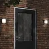 Image de Applique Murale D'extérieur Noir Acier Inoxydable Vidaxl