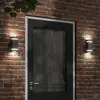 Image de Applique Murale D'extérieur Noir Acier Inoxydable Vidaxl
