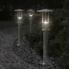Image de Lampadaire D'extérieur Argenté 60 Cm Acier Inoxydable Vidaxl