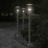 Image de Lampadaire D'extérieur Argenté 100 Cm Acier Inoxydable Vidaxl