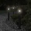 Image de Lampadaire D'extérieur Noir 60 Cm Acier Inoxydable Vidaxl