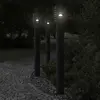 Image de Lampadaire D'extérieur Noir 110 Cm Acier Inoxydable Vidaxl