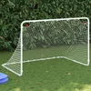 Image de But de football blanc 122x81x81 cm acier