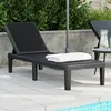 Image de Chaise Longue Réglable En Hauteur À 4 Positions Polypropylène Vidaxl