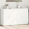 Image de Buffets 2 Pcs Blanc 60x31x70 Cm Bois D'ingénierie Vidaxl