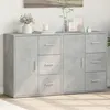 Image de vidaXL Buffets 2 pcs gris béton 60x31x70 cm bois dingénierie 3276556