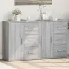 Image de Buffets 2 Pcs Sonoma Gris 60x31x70 Cm Bois D'ingénierie Vidaxl