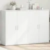 Image de vidaXL Buffets 2 pcs blanc 60x31x84 cm bois dingénierie 3276567
