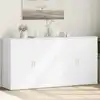 Image de Buffets 2 Pcs Blanc 79x38x80 Cm Bois D’ingénierie Vidaxl