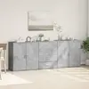 Image de Buffets 3 Pcs Gris Béton Bois D'ingénierie Vidaxl