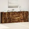 Image de Buffets 3 Pcs Chêne Fumé Bois D'ingénierie Vidaxl