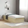 Image de vidaXL Cadre de lit sans matelas chêne sonoma 75x190 cm 841988
