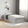 Image de Cadre De Lit Sans Matelas Gris Béton 75x190 Cm Vidaxl