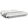 Image de Vidaxl cadre de lit sans matelas gris béton 180x200 cm