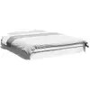 Image de Vidaxl cadre de lit sans matelas blanc 160x200 cm bois d'ingénierie
