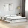 Image de Cadre De Lit Sans Matelas Blanc 150x200 Cm Bois D'ingénierie Vidaxl
