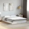 Image de Cadre De Lit Sans Matelas Blanc 140x200 Cm Bois D'ingénierie Vidaxl