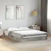 Image de Cadre De Lit Sans Matelas Gris Béton 140x200 Cm Vidaxl