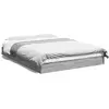 Image de Cadre De Lit Sans Matelas Sonoma Gris 140x200 Cm Vidaxl