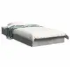 Image de Vidaxl cadre de lit sans matelas gris béton 75x190 cm