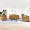 Image de Ensemble De Canapés 3 Pcs Avec Coussins Et Traversins Velours Vidaxl