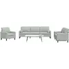 Image de Ensemble De Canapés 3 Pcs Et Coussins Et Traversins Velours Vidaxl
