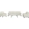 Image de Ensemble De Canapés 3 Pcs Avec Coussins Et Traversins Velours Vidaxl