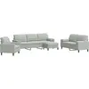 Image de Ensemble De Canapés 4 Pcs Et Coussins Et Traversins Velours Vidaxl